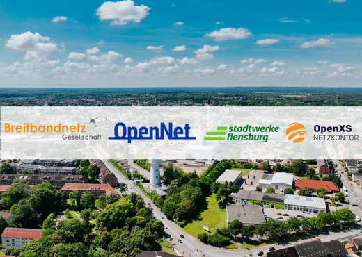 OpenNet verbindet BNG und Stadtwerke Flensburg über standardisierte Glasfaserplattform